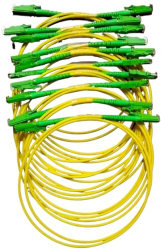 RGFDLJN Cavo Patch in Fibra Ottica simplex monomodale E2000/A da 5 m, 10 Pezzi, 9/125 um(E2000 A-SC A)