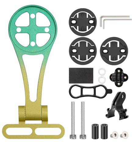 Soporte para Computadora De Ciclismo,Soporte Ajustable para Manillar Delantero - para Ciclocomputador De Seguimiento De Datos Y Navegación para Rutas En Bicicleta