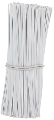 1000pcs White Plastic Cable Ties for Wire Cord Management