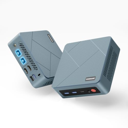 origimagic C4 SE Mini PC Ryzen 5 3500U(4C/8T,3.7GHz,Beats 4300U//N150/N95) | 8GB DDR4 256GB SSD Mini Desktop PC|W11 Pro,Dual RJ45 LAN,Triple Display,WiFi 5/BT5.0| Mini Computer for Study&Home Office