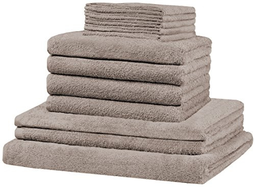 GREEN MARK Textilien Set XXL di Asciugamani in Spugna, 12 Pezzi,- 5 X Asciugamani per Gli Ospiti, 4 X Asciugamani, 2 X Teli da Doccia, 1 X Asciugamano da Bagno – 100% Cotone