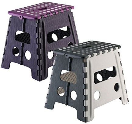 axentia 127721 sedile pieghevole, robusto fino a 150 kg, pieghevole, 37,5 x 32 x 30 cm, colori assortiti