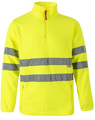 Velilla 180 20 3XL Fleecejacke mit hoher Sichtbarkeit, neongelb, Größe 3XL