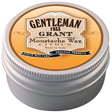 GENTLEMAN 1933 - La Cera per baffi Grant - Made 100% in Italy - 30ml - Profumazione Citrus