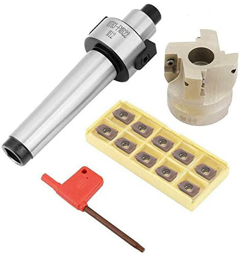 SPORTARC MT2-FMB22 extensión de soporte, 4 flautas MT2-FMB22 400R fresadora de extremo frontal 50 mm + 10 insertos de carburo APMT1604