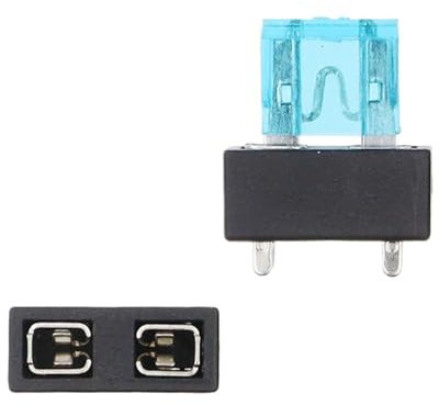 100er-Pack Micro Small Medium 250V Kfz-Flachsicherungshalter 4-poliger Kunststoff-Clip-Sicherungshalter PCB-Panel-Montage-Sicherungsblock Sicherheit (Color : Small, Size : 3A)