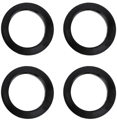 INFINAUTO Anelli Centrici Per Mozzo Ruota Auto Nera 4 Pezzi In ABS Plastica | Per Acura, Per Lexus, Colore Nero, Materiale Plastica ABS, Riduzione Vibrazioni, Montaggio Rapido, Stabilità