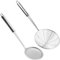 YILANJIN 2PCS Home Kitchen Sieve, Stainless Steel Wire Skimmer Spoon, Skimmer, Pasta Strainer, Oil Spoon, Flour Sieve, Spider Mesh Filter, Baking Sieve, Food Strainer, Cooking Strainer