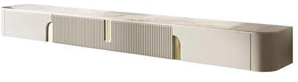 Banc TV Meuble TV Suspendu Moderne Simple Petit Appartement Salon Meuble TV Suspendu en Bois Massif Meuble TV