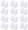 TUONYIS 12 Paar Babyhandschuhe, Baumwolle Fäustlinge, Baby Handschuhe gegen Kratzen, Anti-Grab Fäustlinge für 0-6 Monate Baby Jungen und Mädchen (Weiß)