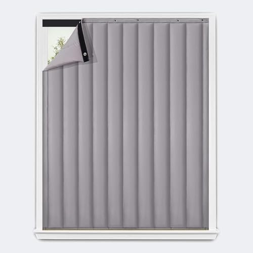 Tenda oscurante isolata insonorizzata resistente per la casa termica in poliuretano divisorio per il trattamento delle finestre con antivento e impermeabile, tende oscuranti per la stanza per
