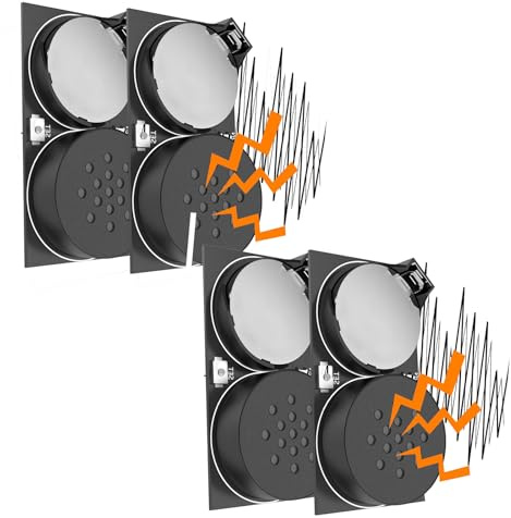 Generisch 4 Stück Crickets Noise Maker Prank, Geräuschmacher Streich, Multiple Sounds Piep-Streichgerät, Streichgerät Lustige Bürostreiche Soundstreich, Urkomisches Gag-Geschenk Für Freunde Und Fam
