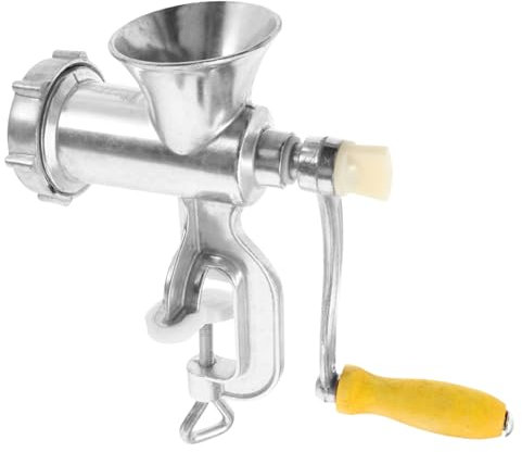 HOLIDYOYO Hachoir à Viande Manuel Aluminium Alliage Avec Remplisseur De Saucisses Machine Multifonctionnelle Pour Cuisine Et Boucheries Pour Préparer Hamburgers Et Saucisses Maison