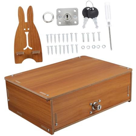 ZUNOXAZ Computer Erhöhtes Regal Schreibtisch Monitor Riser Holz Schreibtisch Organizer Rack Für Computer Schreibtischregal-Organizer Schreibtischzubehör Desktop-lagerregal Holz