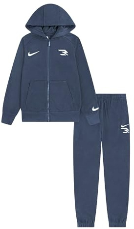 Nike 3Brand Tuta Da Ragazzo Logo Blu Codice 9Q1216-U6B