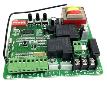 Motor Puerta Corredera, K329e Arranque suave sin abridor de puerta corredera Placa de motor Tarjeta de control Placa de placa base (control remoto opcional)(2 remote control kit)