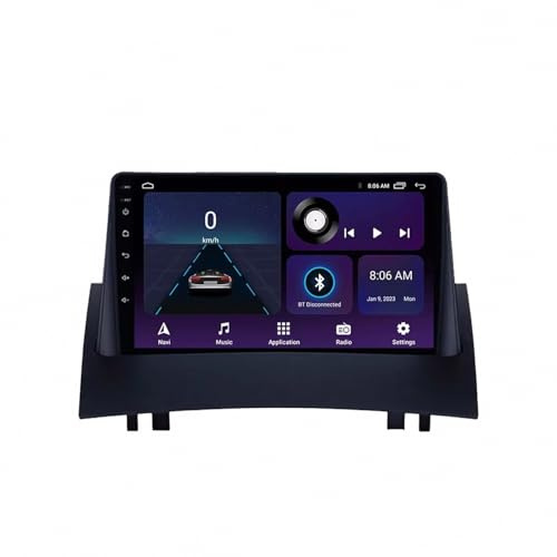 Touchscreen Car Radio for Renault Megane 2 2002-2008 Car Audio Receivers, Hd Display, Portable Live Navigation, Music Video Player, Bluetooth Fm Radio, 4 Core 1G+16G