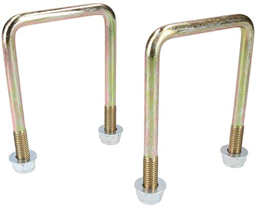 M10 70mm x 100mm boulon en U/N-Bolt pour remorque 1 paire avec des écrous UBR11 HAUTE RÉSISTANCE