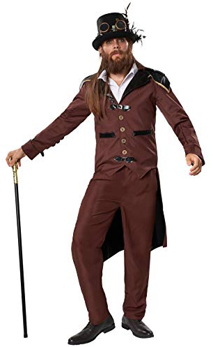 dressforfun 900493 - Herrenkostüm Steampunk GRAF, Extravagantes und würdiges Outfit für einen Grafen (M | Nr. 302346)