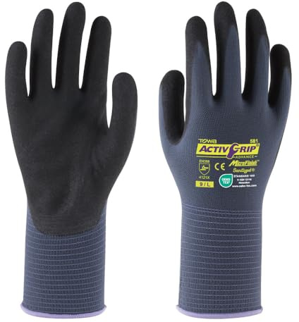 keine Marke Werkstatt Tasthandschuh Activ Grip Gr. 11, 6er Set