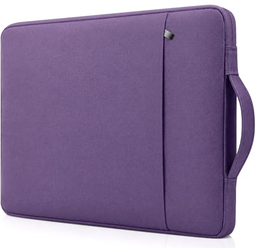 RAINYEAR 11 Pulgadas Funda Protectora para Portátil Compatible con 11 MacBook Chromebook Surface Tablet Dell HP Asus Laptop Ordenador Portátiles Bolsa con Asa y Bolsillo Delantero,Morado