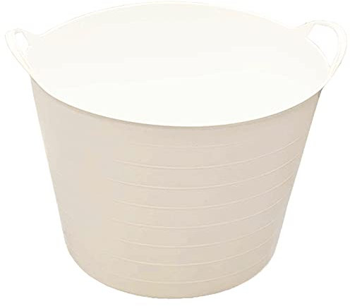 Acan Tradineur - Capazo Cubo para Uso alimentario Fabricado con Polietileno Resistente 42 litros de Capacidad 44 x 33 cm (diámetro x Altura) Color Surtido