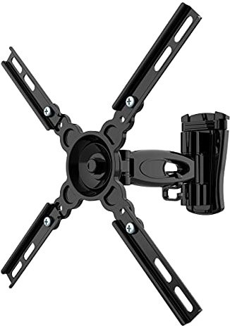 TM Electron TMSLC262 Soporte Giratorio Universal con Brazo para monitores o televisores LED, OLED, LCD, Plasma de 10 hasta 24, separación 78-190mm, máx. 15Kg, VESA 200x200, Nivel de Burbuja