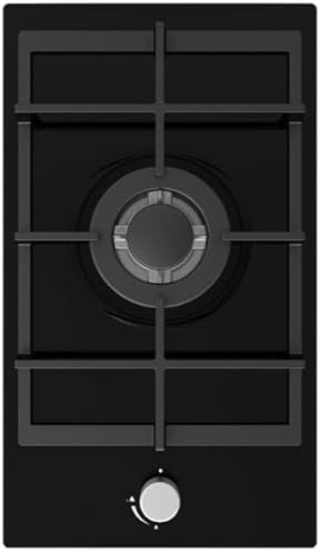 Cookology GGH301BK 30cm Gas on Glass Hob Wok Burner with LPG Conversion Kit