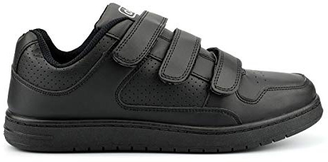 Mens Trainers Mens Touch Fastening Trainers Mens Touch Fasten Shoes Mens Casual Shoes Mens Shoes Mens Black Shoes Mens Black Trainers
