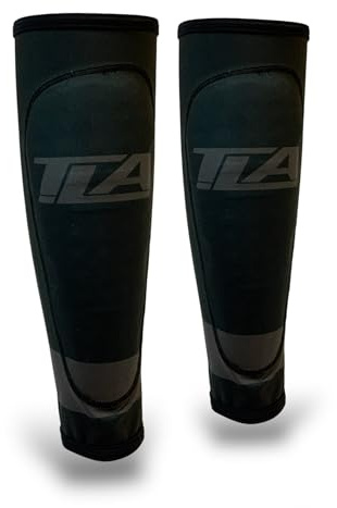 TLA Stop Shot Mountainbike, Enduro und DH für den Amateur und Wettkampf | Schienbeinschutz für Mountainbike, E-Bike, Herren mit Aufdruck, Schienbeinschutz für Erwachsene | Made in Italy