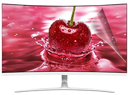 AIZYR Anti-Blue Light Anti Radiation Plasma Curved TV Screen Protector Anti Scratch Filter LCD LED Matte Protective Film for 75-85inch Monitor,85inch 1902x1089mm