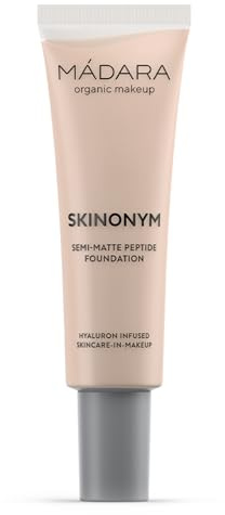 MÁDARA SKINONYM Semi-Matte Peptide Foundation #20 Ivory 30 ml