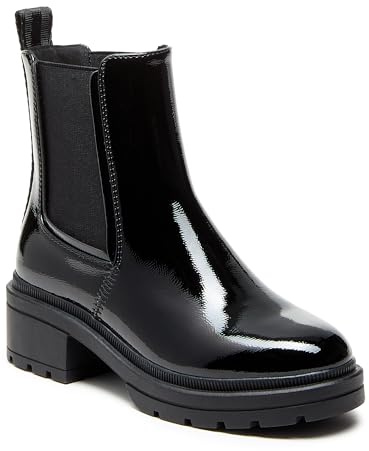 Rocket Dog Stivale Chelsea Iggie Donna, Nero verniciato., 38.5 EU