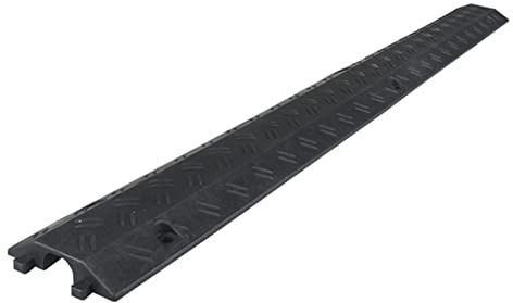 ZTZBFGM 100x13x2 cm~2, Pasacables para Suelo De PVC Rampa De Protección De Cables De, Canal Protector De Cable/Pasacable De Plástico, para Suelo Protección De Cables Eléctricos