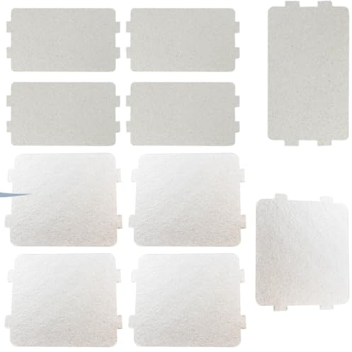 XPEX 10 PCS placa de mica para microondas,placa mica microondas universal,placa mica,para hogar cocina oficina comedor (115 * 165mm+118 * 10mm)