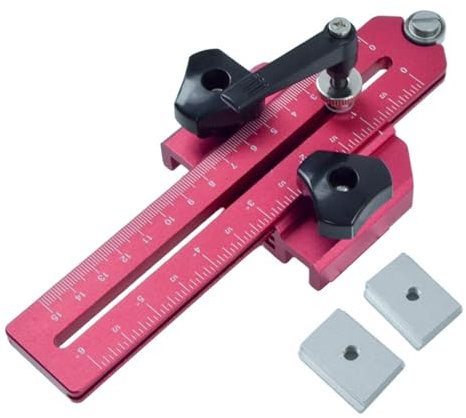 Strisce sottili regolabili Jigs Alluminio Lavorazione Del Legno T Track Jigs Guida per Precisioni Taglio Su Seghe A Nastro Da Tavolo Router