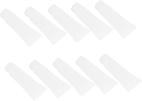 OUNONA 10 pezzi Bottiglie Viaggio Riutilizzabili per Shampoo Lozione e Detergente Contenitori Resistenti Odore per Viaggi Sport e Attività Outdoor