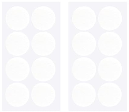 Lot de 16 pastilles adhésives double face amovibles transparentes pour nappe, pinces à nappe pour décoration de fête