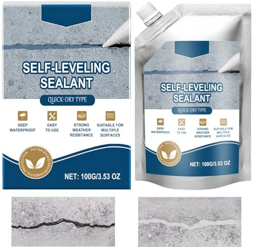 Heavy Duty Concrete Crack Repair Adhesive,Slab Concrete Crack Waterproof Repair Sealant,Waterproof Conc/rete Cr/ack Re/pair,Weather Resistant Con/crete Cra/ck Filler,Quick-Drying Brick Rep/air Filler