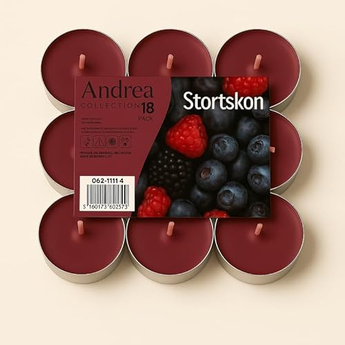 EbenEzer Velas Perfumadas [Stortskon] – Pack de 54 Candelitas Aromáticas | Cera Natural | 4h de Duración | Aroma Relajante para Hogar, Baño o Regalo