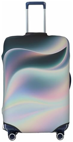 Zelinge Funda protectora lavable para maleta, resistente a los arañazos, Onda abstracta, for 22-24 Inch Luggages M