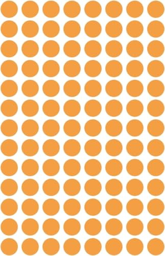 AVERY Zweckform 10 x Markierungspunkte 8mm VE=416 Stück Leuchtorange