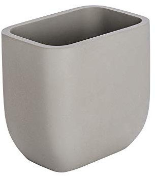 WENKO 22031100 Zahnputzbecher Concrete, Polyresin, grau, 6.6 x 9.69 x 9.4 cm
