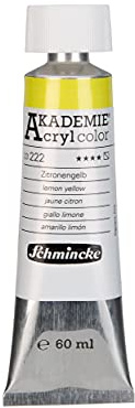 Schmincke AKADEMIE Acryl color Zitronengelb in 60 ml-Tube, 23 222 011