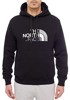The North Face Men's Drew Peak Hoodie Sweatshirt - TNF Black/TNF Black, X-Large T0AHJY