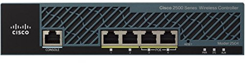 Cisco AIR-CT2504-15-K9-2504 Wireless Controller - Network management device - 4 ports - 15 MAPs (managed access points) - GigE - 1U