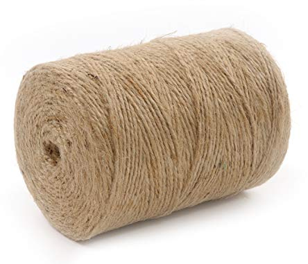 Seil-tech Jute Schnur Jutegarn Natürlich ungefärbt Natur Braun Verpackung Dekorativ Dekokordel Kordel Bastelschnur Floristik Geschenke - 2mm, 1000m, 2kg