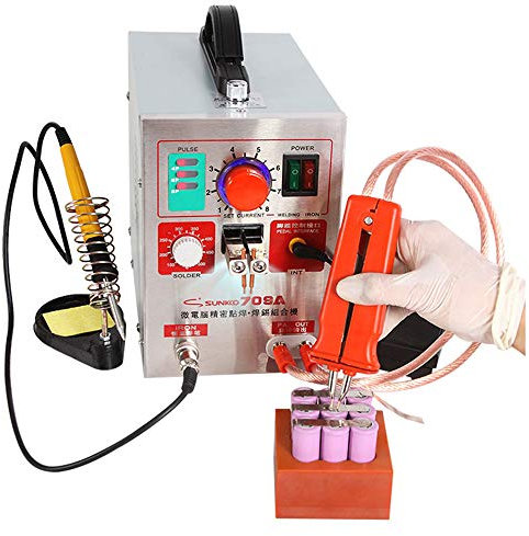 Hanchen Battery Spot Welder 3.2kw Pulse Spot Welding Machine with Soldering Iron & 3 Welding Pen for 18650 32650 Battery 220V