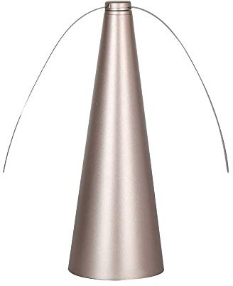 Decdeal Fliegenwedler Fliegenvertreiber Mückenschutz Ventilator Tragbarer Weicher Flügel für Den Außenbereich Schwarz/Silber/Roségold Optional