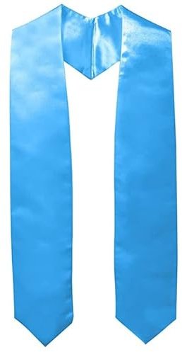 SKÉMATA - Abschlussband Doktor und Doktorin | Abschlusstola passt perfekt zu Ihrer Toga | Accessoires für akademische Zeremonie (Hellblau)